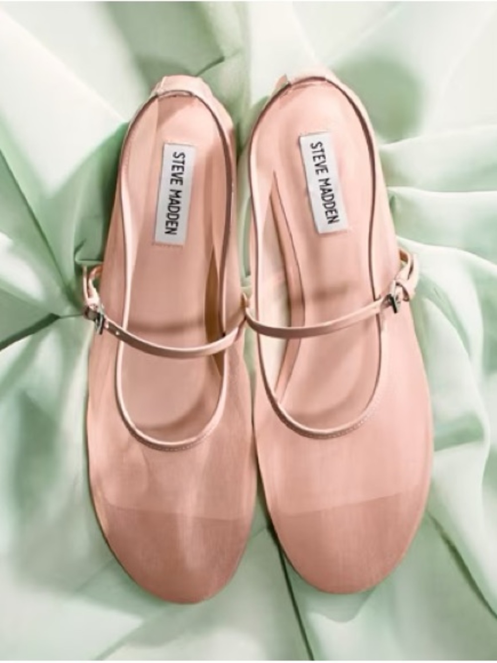 Steve Madden Jessey Nude Mary Jane Flat